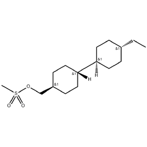 trans-4-(trans-4-Ethylcyclohexyl)cyclohexyl]methyl methanesulfonate,trans-4-(trans-4-Ethylcyclohexyl)cyclohexyl]methyl methanesulfonate