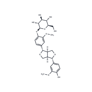 松脂素-4-O-葡萄糖苷,Pinoresinol 4-O-β-D-glucopyranoside