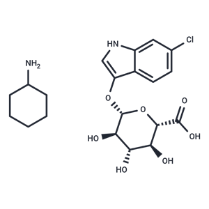 6-Chloro-3-indolyl-β-D-Glucuronide 環(huán)已胺鹽|T37811|TargetMol