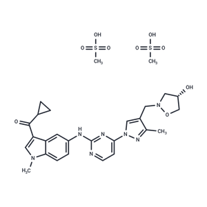 化合物 Cevidoplenib dimesylate|T39437|TargetMol