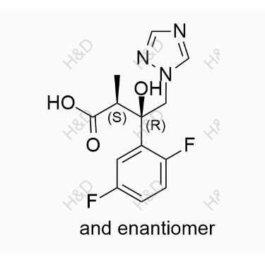 艾沙康唑雜質(zhì)92,(2S,3R)-3-(2,5-difluorophenyl)-3-hydroxy-2-methyl-4-(1H-1,2,4-triazol-1-yl)butanoic acid