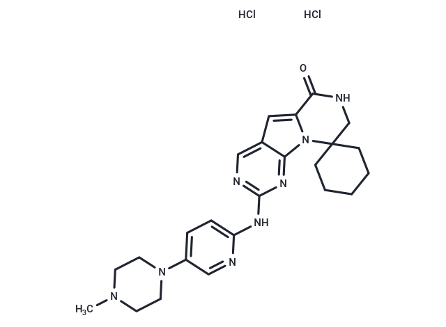 化合物 Trilaciclib hydrochloride,Trilaciclib hydrochloride