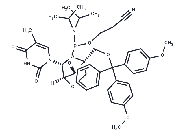 化合物 DMTr-LNA-5MeU-3-CED-phosphoramidite,DMTr-LNA-5MeU-3-CED-phosphoramidite