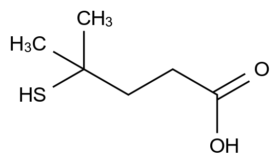 4-巰基-4-甲基戊酸,4-Mercapto-4-methylpentanoic Acid