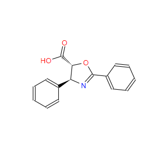 2,4-二苯基-氧氮雜環(huán)-5-酸,(4S,5R)-2,4-diphenyl-4,5-dihydrooxazole-5-carboxylic acid