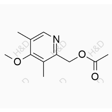 奧美拉唑雜質(zhì)L,(4-methoxy-3,5-dimethylpyridin-2-yl)methyl acetate