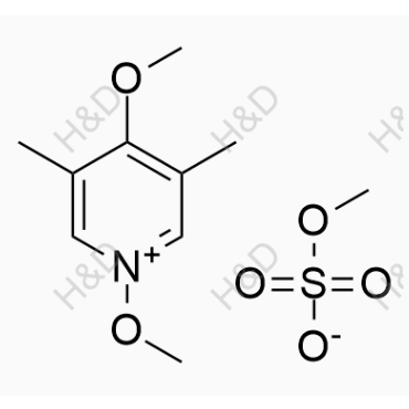 奧美拉唑雜質(zhì)29,1,4-dimethoxy-3,5-dimethylpyridin-1-ium methyl sulfate