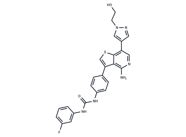 化合物 Ilorasertib,Ilorasertib