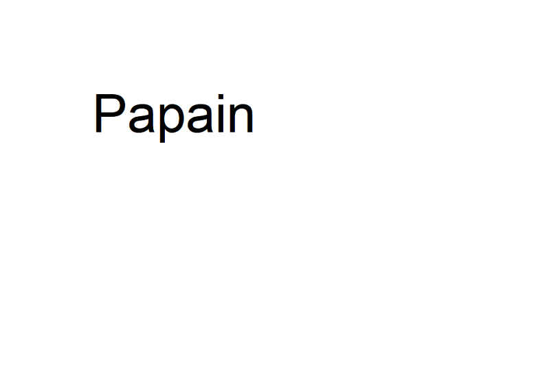 木瓜酶,Papain