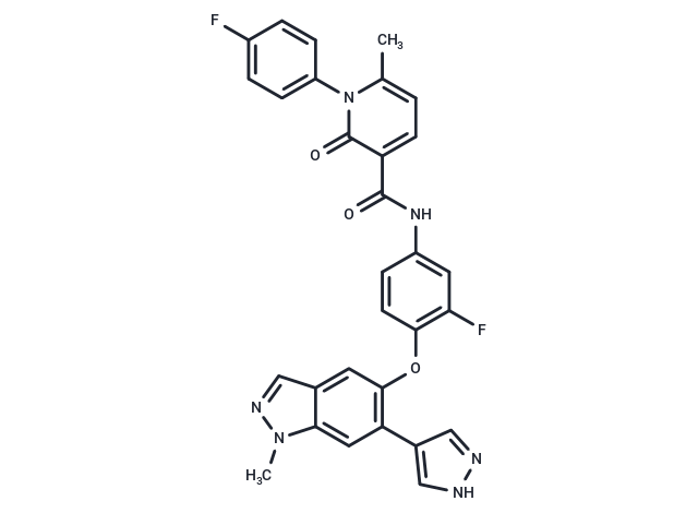 化合物 Merestinib,Merestinib