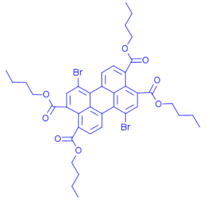 苝酐 苝酰亞胺衍生物,1,7-dibromoperylene-3,4,9,10-tetracarboxy tetrabutyl ester