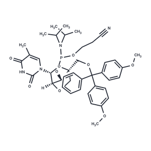 化合物 DMTr-LNA-5MeU-3-CED-phosphoramidite,DMTr-LNA-5MeU-3-CED-phosphoramidite