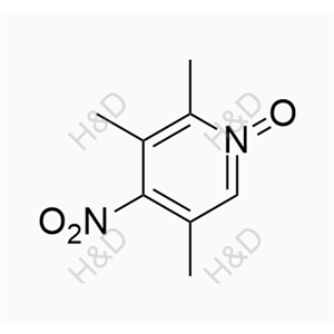 奧美拉唑雜質(zhì)K,2,3,5-trimethyl-4-nitropyridine 1-oxide