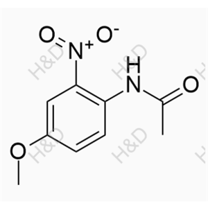 N-(4-methoxy-2-nitrophenyl)acetamide	奥美拉唑杂质21	119-81-3