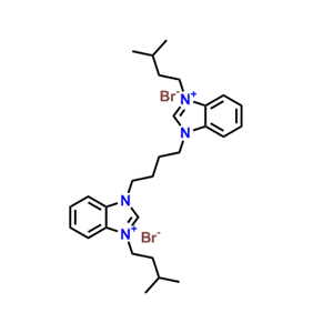 1,1-(丁烷-1,4-二基)雙(3-異戊基-1H-苯并[d]咪唑-3-鎓)溴化物 3025119-90-5
