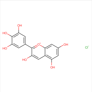 氯化花翠素,Delphinidin chloride