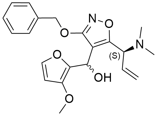 依拉環(huán)素雜質(zhì)3,(3-(benzyloxy)-5-((S)-1-(dimethylamino)allyl)isoxazol-4-yl)(3-methoxyfuran-2-yl)methanol