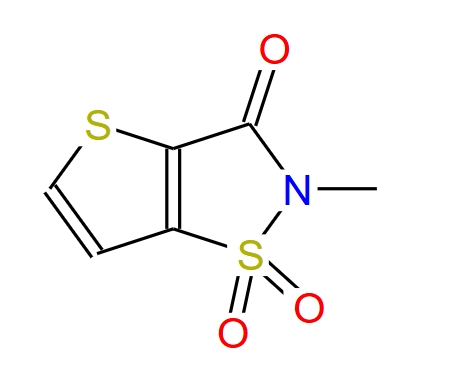 2-甲基噻吩并[2,3-D]異噻唑-3(2H)-酮 1,1-二氧化物,2-Methylthieno[2,3-d]isothiazol-3(2H)-one 1,1-dioxide (Tenoxicam Impurity)