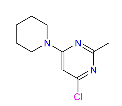 4-氯-2-甲基-6-(哌啶-1-基)嘧啶,4-Chloro-2-methyl-6-piperidin-1-ylpyrimidine