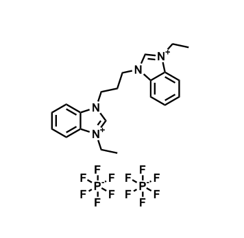 1,1-(丙烷-1,3-二基)雙(3-乙基-1H-苯并[d]咪唑-3-鎓)六氟磷酸鹽(V),1,1-(propane-1,3-diyl)bis(3-ethyl-1H-benzo[d]imidazol-3-ium) hexafluorophosphate(V)