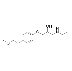 美托洛爾雜質(zhì)01,1-(ethylamino)-3-(4-(2-methoxyethyl)phenoxy)propan-2-ol