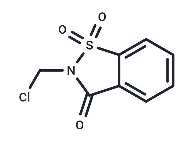 化合物 T8602,2-CHLOROMETHYL-1,1-DIOXO-1,2-DIHYDRO-1LAMBDA*6*-BENZO[D]ISOTHIAZOL-3-ONE