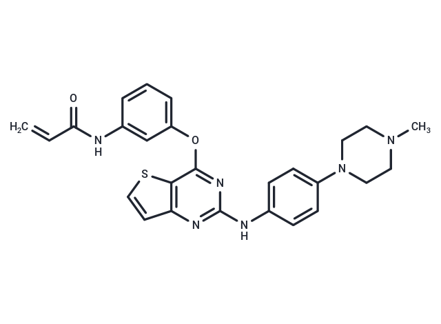 化合物 Olmutinib,Olmutinib