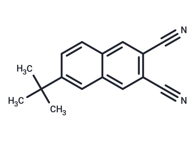 6-叔丁基-2,3-二氰基萘,BRD9876