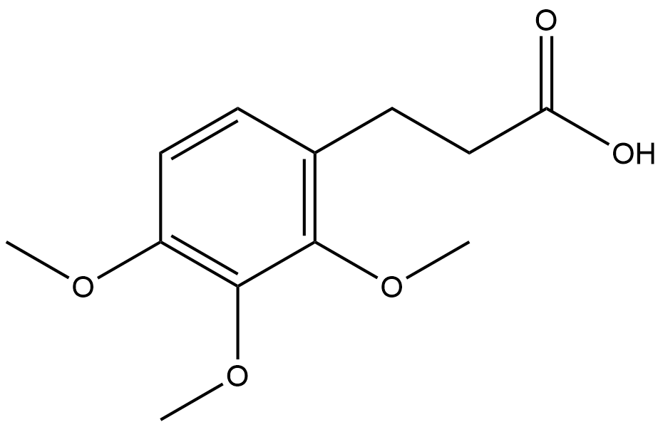 3-(2,3,4-三甲氧基苯基)丙酸,3-(2,3,4-trimethoxyphenyl)propanoic acid