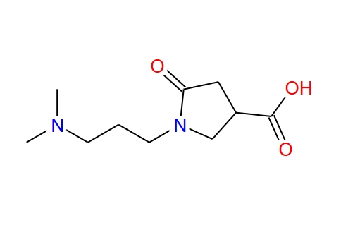 1-[3-(二甲氨基)丙基]-5-氧代吡咯烷-3-羧酸,1-[3-(dimethylamino)propyl]-5-oxopyrrolidine-3-carboxylic acid