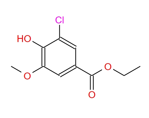 3-氯-4-羥基-5-甲氧基苯甲酸乙酯,Ethyl 3-chloro-4-hydroxy-5-methoxybenzoate