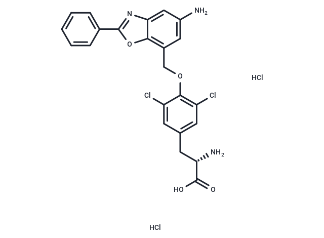 化合物 JPH203 dihydrochloride,JPH203 dihydrochloride