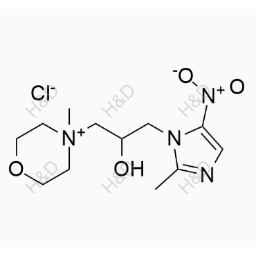 嗎啉硝唑雜質(zhì)24,4-(2-hydroxy-3-(2-methyl-5-nitro-1H-imidazol-1-yl)propyl)-4-methylmorpholin-4-ium chloride