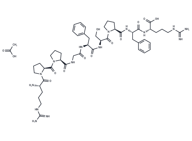 緩激肽乙酸鹽,Bradykinin (acetate)