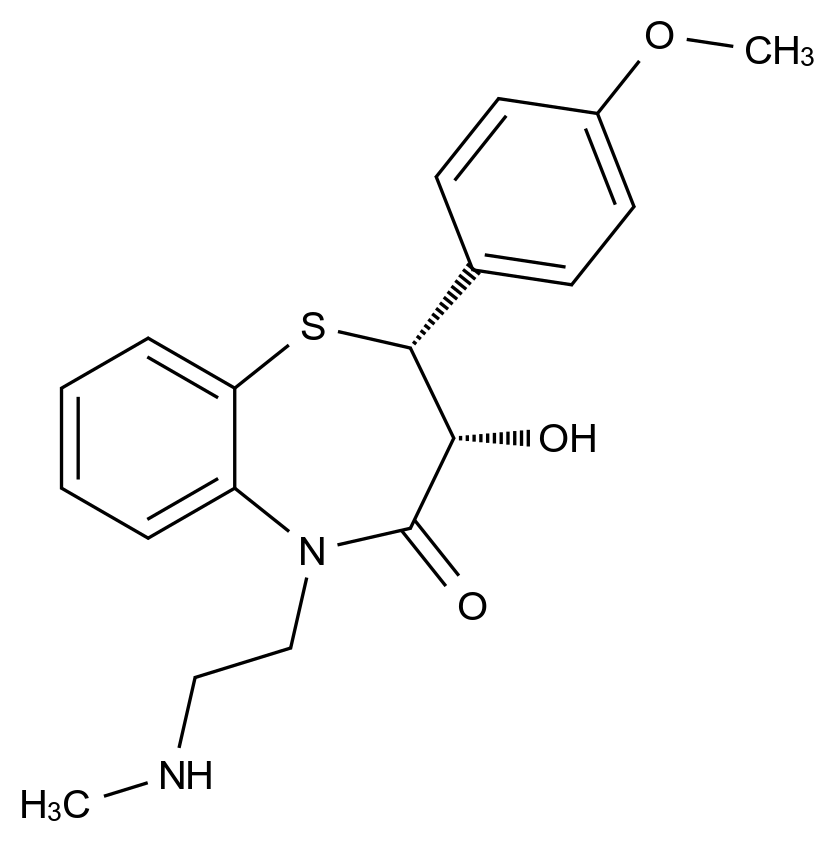 地爾硫卓USP雜質(zhì)G,O-Desacetyl-N-desmethyl diltiazem