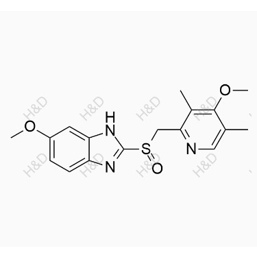 埃索美拉唑雜質(zhì)G,6-methoxy-2-(((4-methoxy-3,5-dimethylpyridin-2-yl)methyl)sulfinyl)-1H-benzo[d]imidazole