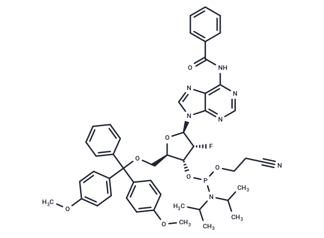 化合物 Dmt-2'fluoro-da(bz) amidite,Dmt-2'fluoro-da(bz) amidite