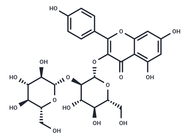 山奈酚-3-O-β-D-槐糖苷,Kaempferol 3-O-sophoroside