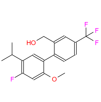 4'-氟-2'-甲氧基-5'-異丙基-4-三氟甲基-1,1'-聯(lián)苯-2-甲醇,4'-Fluoro-2'-methoxy-5'-isopropyl-4-trifluoromethyl-1,1'-biphenyl-2-methanol