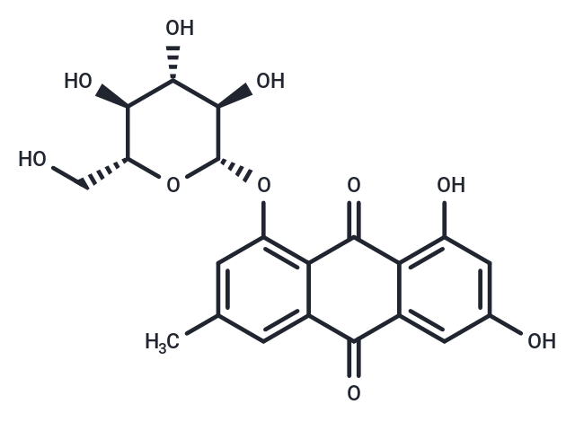 大黃素-1-O-Β-D-吡喃葡萄糖苷,Emodin-1-O-β-D-glucopyranoside