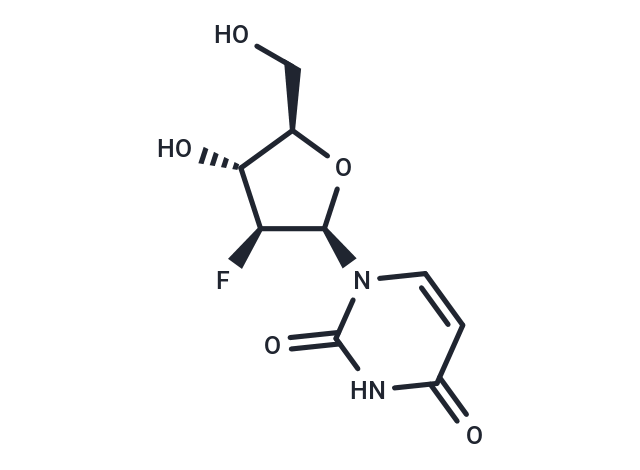 化合物 1-(2-Deoxy-2-fluoro-beta-D-arabinofuranosyl)uracil,1-(2-Deoxy-2-fluoro-beta-D-arabinofuranosyl)uracil