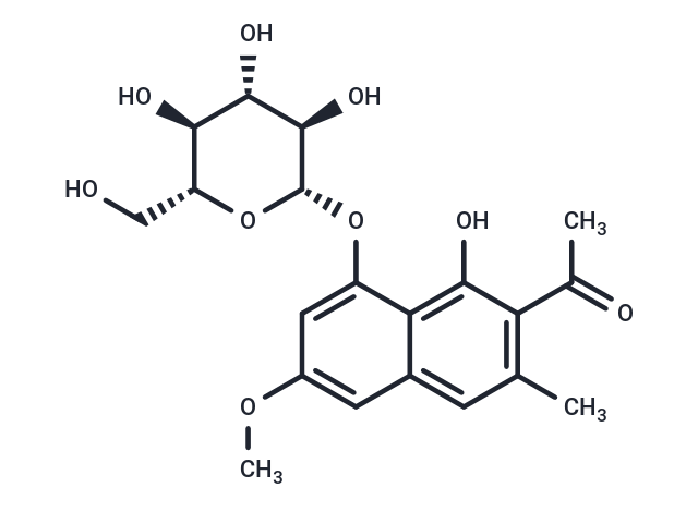 蘆薈大黃素 8-葡萄糖甙,Torachrysone-8-O-b-D-glucoside