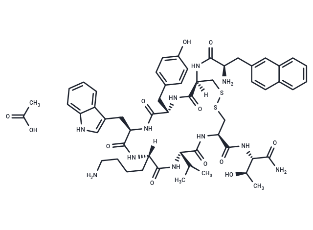 化合物L(fēng)anreotide acetate,Lanreotide acetate