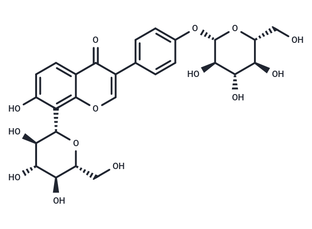 葛根素-4'-Β-D-葡萄糖苷,Puerarin-4'-O-β-D-glucopyranoside