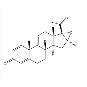 Pregna-1,4,9(11)-triene-3,20-dione, 16,17-epoxy-, (16α)-,Pregna-1,4,9(11)-triene-3,20-dione, 16,17-epoxy-, (16α)-