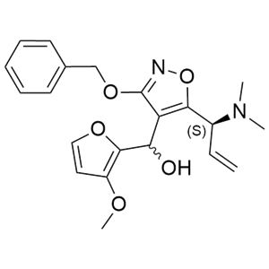 依拉環(huán)素雜質(zhì)3,(3-(benzyloxy)-5-((S)-1-(dimethylamino)allyl)isoxazol-4-yl)(3-methoxyfuran-2-yl)methanol