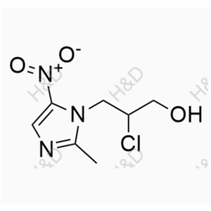 奧硝唑雜質(zhì)27,2-chloro-3-(2-methyl-5-nitro-1H-imidazol-1-yl)propan-1-ol