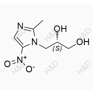 奧硝唑雜質(zhì)33,(S)-3-(2-methyl-5-nitro-1H-imidazol-1-yl)propane-1,2-diol