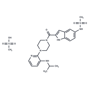 化合物 Delavirdine (mesylate)|T7212|TargetMol