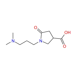 1-[3-(二甲氨基)丙基]-5-氧代吡咯烷-3-羧酸,1-[3-(dimethylamino)propyl]-5-oxopyrrolidine-3-carboxylic acid